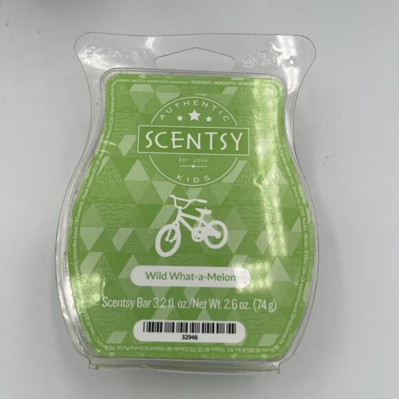 SCENTSY Bar Wild What-a-Melon Wax Warmer Melt 3.2 fl oz 8 Cube Fragrance Pack - Picture 1 of 3
